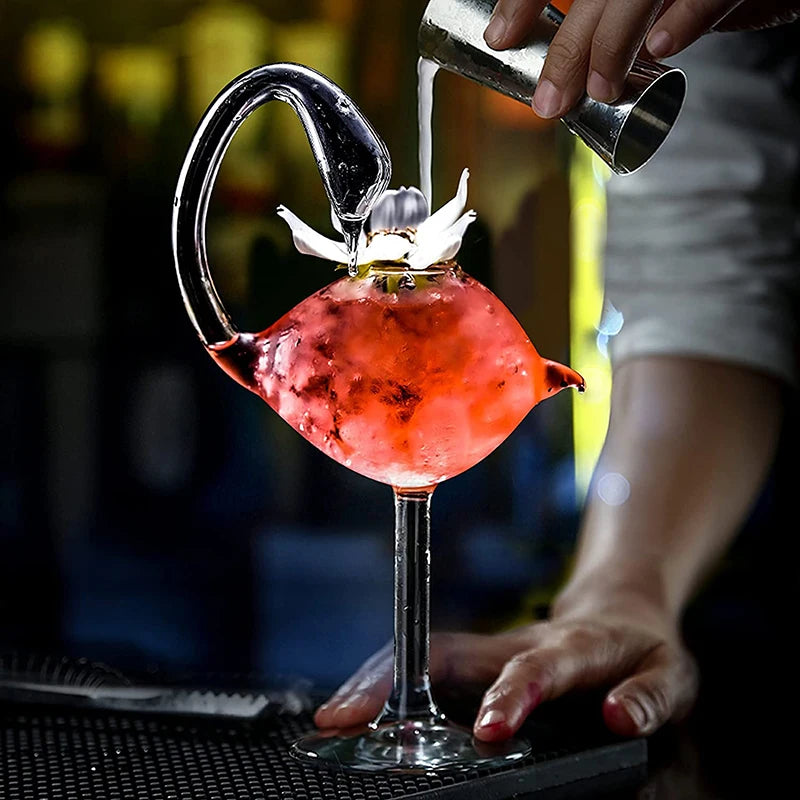 Verre à cocktail décor animal original soirée bar - vue 5 sur 7