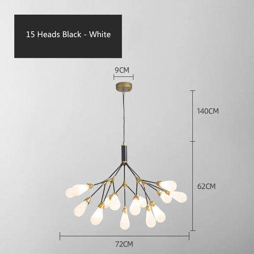 lustre luciole design post-moderne pour intérieur élégant et créatif - vue 19 sur 23