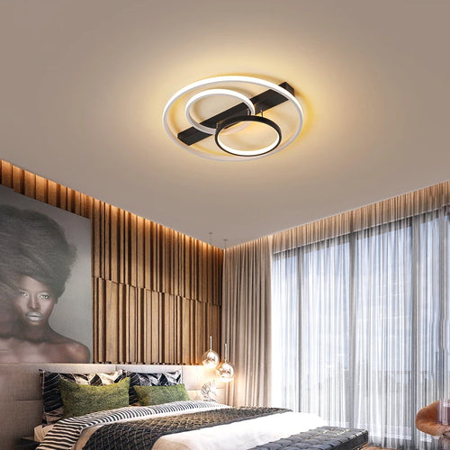 plafonnier led rond design moderne pour intérieur élégant - vue 2 sur 8