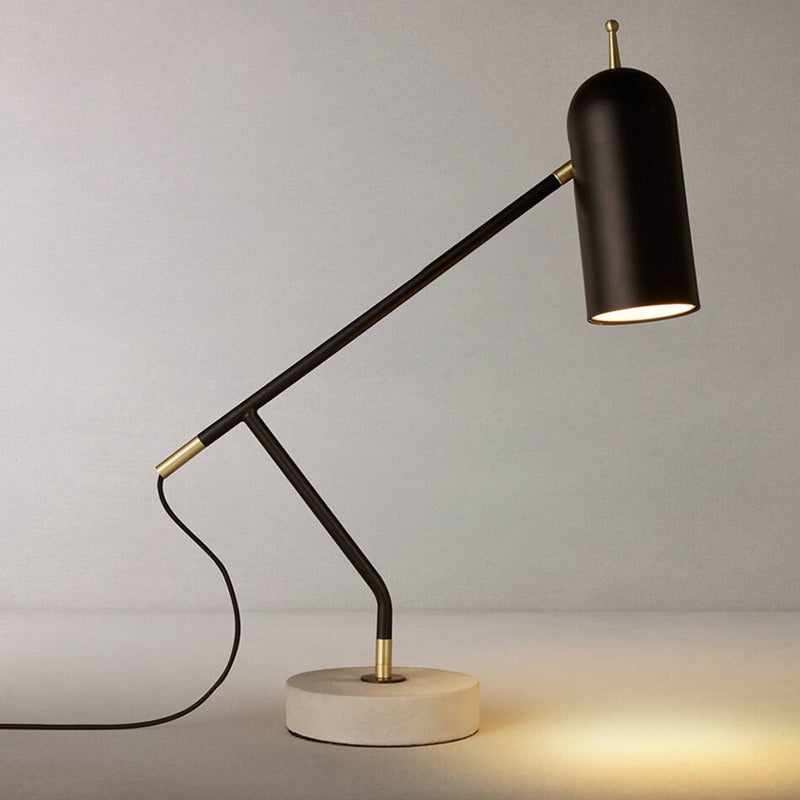 Lampe de bureau industrielle LED noir Tekna