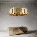 lustre à panneaux nordiques design pour décoration intérieure moderne