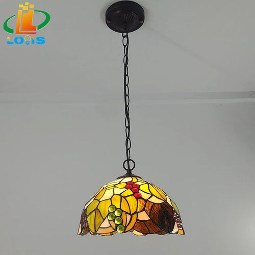 lustre romantique en feuille d'érable pour jardin et restaurant - vue 3 sur 6