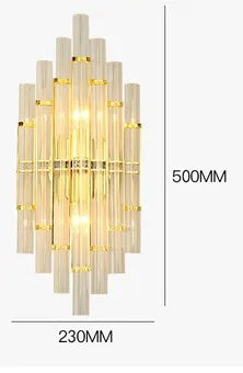 applique murale moderne led en cristal design élégant pour intérieur - vue 24 sur 23