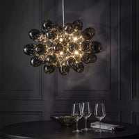 Lustre en verre en forme de raisin postmoderne