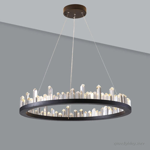 suspension en cristal moderne pour décoration intérieure élégante - vue 4 sur 10