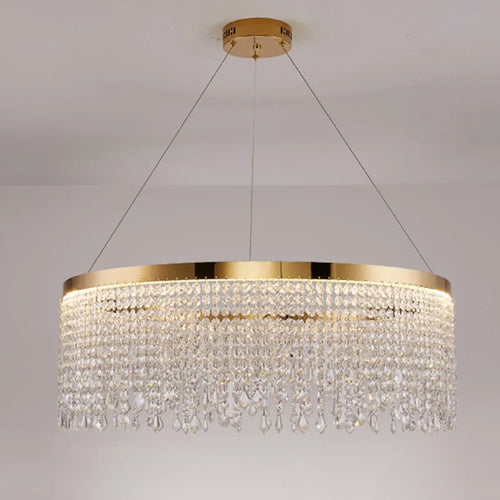 lustre moderne en cristal pour décoration intérieure élégante - vue 6 sur 10