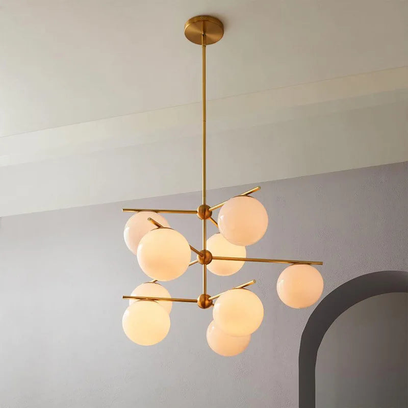 lustre moderne led nordique pour cuisine et restaurant - vue 3 sur 8