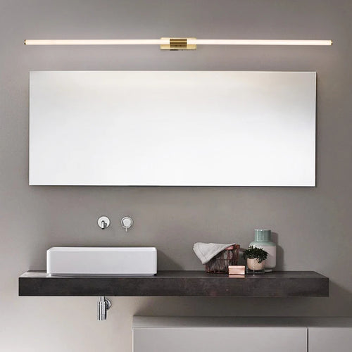 applique murale moderne à led en aluminium plaqué or 360 glow - vue 3 sur 6