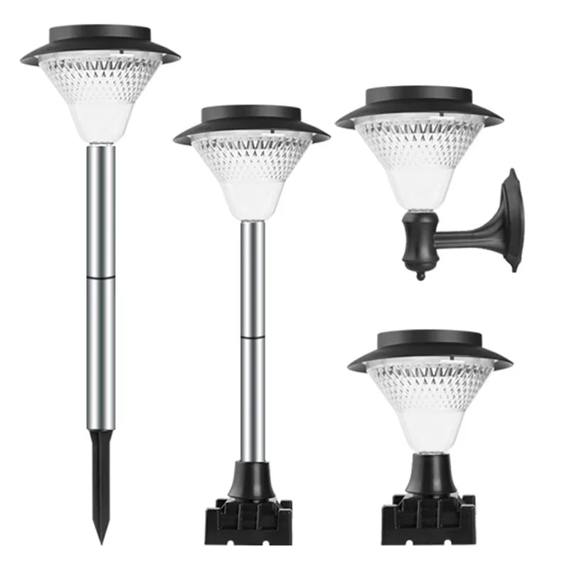 Lampe LED solaire contemporaine à 86 lumières - vue 5 sur 9