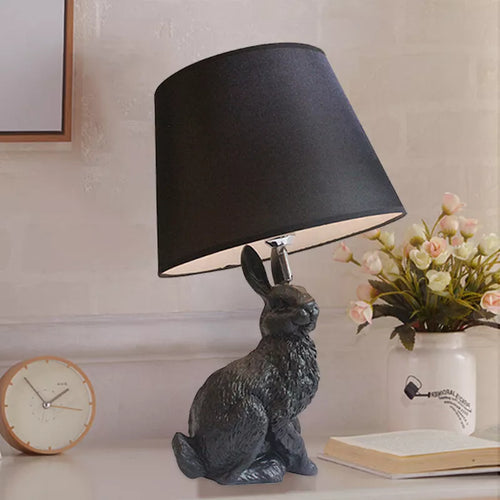 Lampe de Table lapin moderne en résine créative