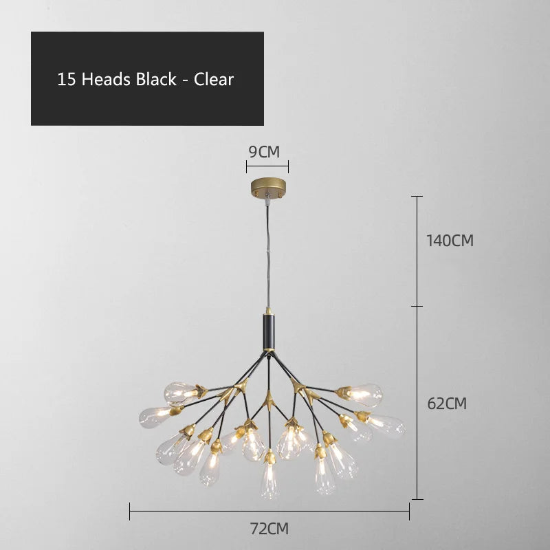 lustre luciole design post-moderne pour intérieur élégant et créatif - vue 8 sur 23