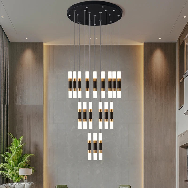 suspension moderne en métal style minimaliste pour intérieur élégant - vue 4 sur 12