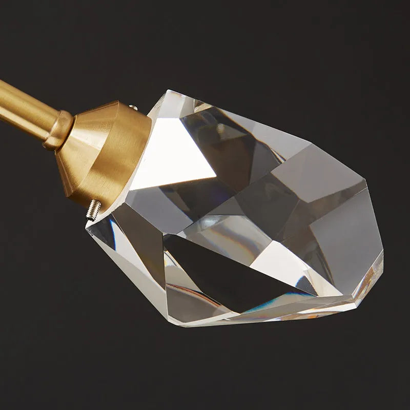 lustre spoutnik design moderne pour décoration intérieure en cristal - vue 6 sur 15