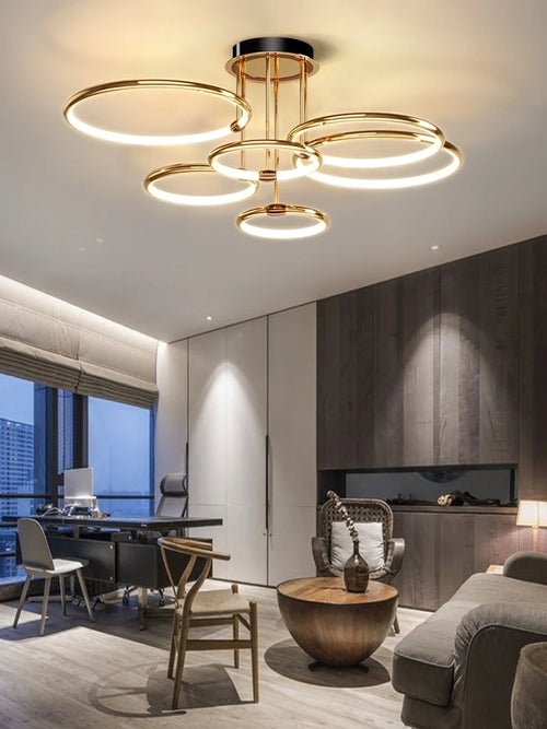 lampe de salon nordique design moderne pour une ambiance chaleureuse - vue 3 sur 10