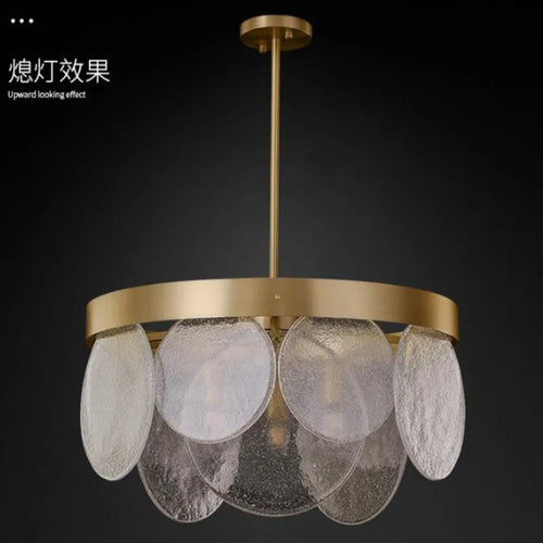 lustre moderne créatif en verre pour décoration intérieure - vue 2 sur 9