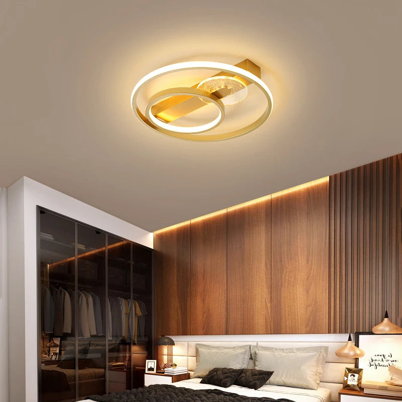 plafonnier design led rond ultra mince pour intérieur maison - vue 4 sur 9