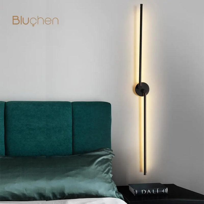 applique murale led moderne rotative pour arrière-plan de canapé