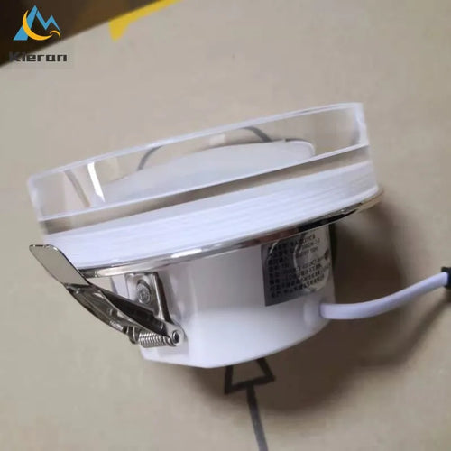plafonnier led en cristal spot intégré luminaires - vue 6 sur 9
