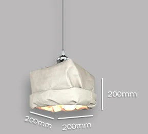 suspension en papier kraft pour décoration nordique créative et minimaliste