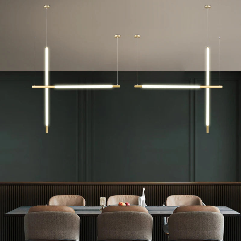 lustre moderne à led créatif pour bar et restaurant - vue 5 sur 23