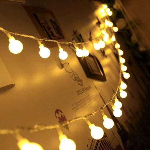 guirlande lumineuse 100 led pour noël mariage et fêtes - vue 5 sur 9