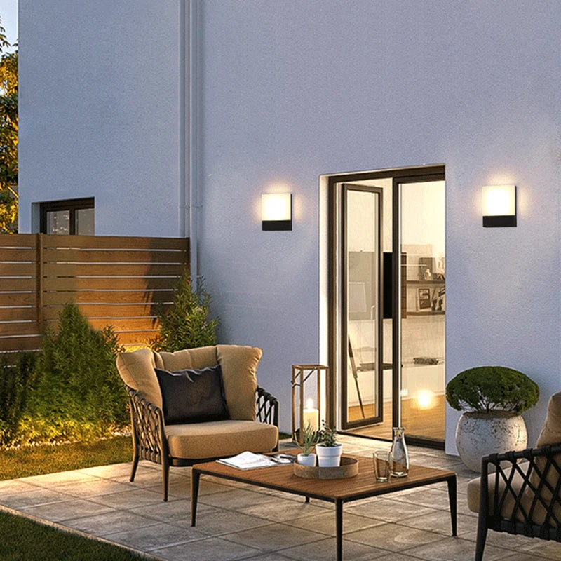 applique murale extérieure imperméable pour jardin hôtel villa - vue 6 sur 12