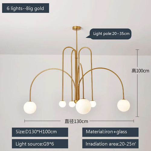 suspension moderne design postmoderne pour intérieur élégant - vue 20 sur 21