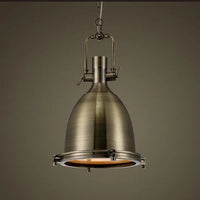 Suspension industriel Vintage en verre E27