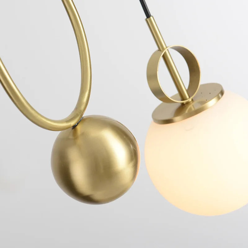 suspension boule en verre design créatif pour intérieur - vue 6 sur 7
