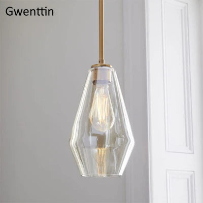 suspension moderne en verre pour décoration intérieure élégante - vue 9 sur 12