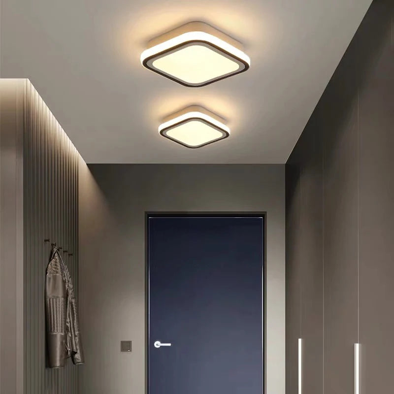 Allée Led plafonnier pour couloir balcon chambre éclairage AC110V AC220V moderne nordique intérieur lumières cuisine luminaires luminaria