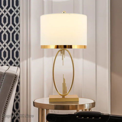 lampe table métal nordique salon chambre