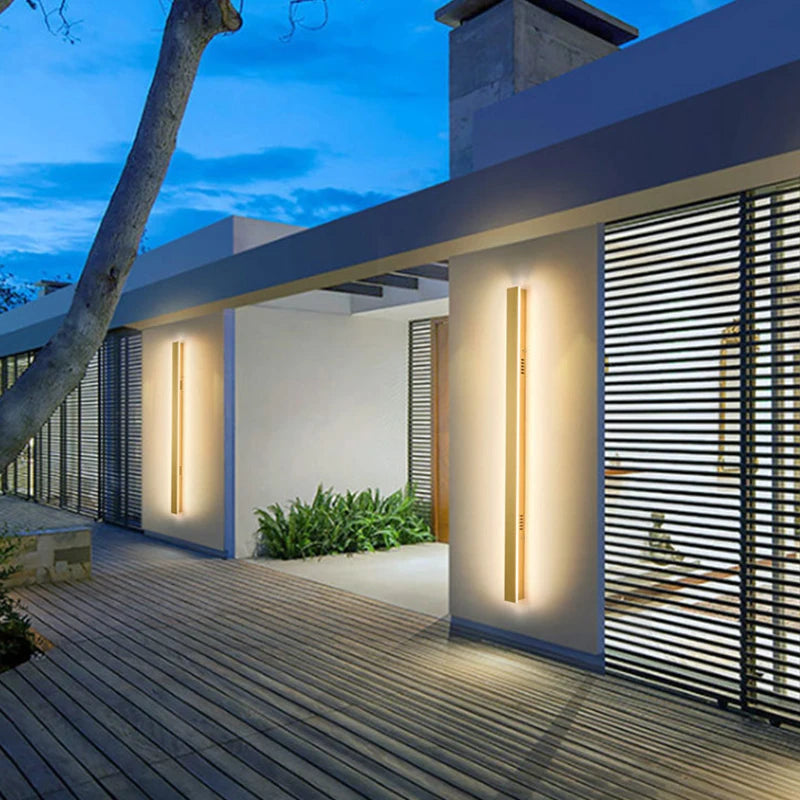 LED applique extérieure longue appliques murales moderne étanche IP65 porche jardin applique intérieure chambre chevet décoration Lightin