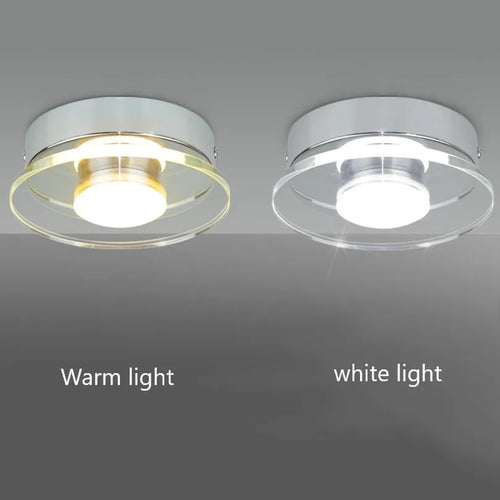 lampe moderne simple montée en surface led étanche - vue 4 sur 5