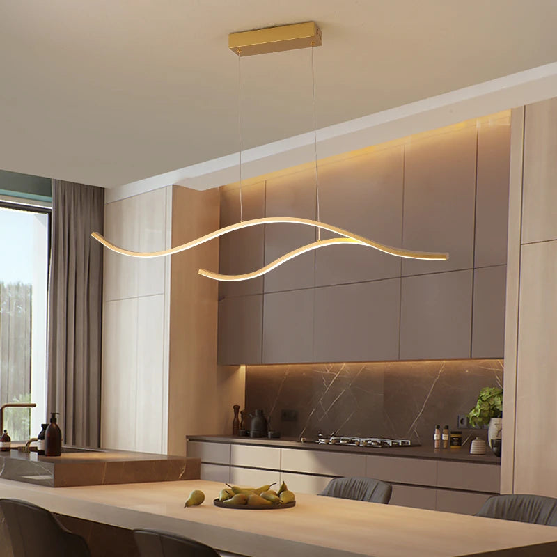 lustre led moderne créatif pour éclairage intérieur décoratif - vue 3 sur 10