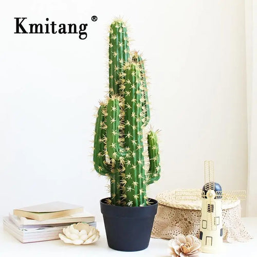 plantes tropicales cactus artificiel décoration intérieure succulente en plastique - vue 2 sur 9