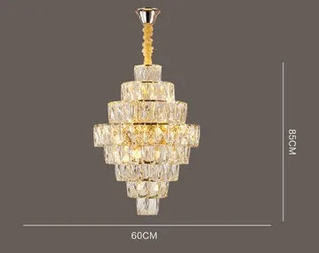 lustre en cristal design nordique pour intérieur élégant - vue 13 sur 12