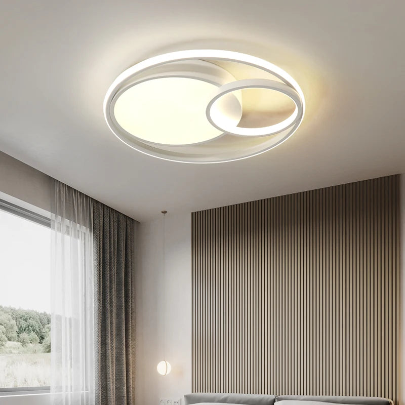 Lustre LED moderne maison intérieur luminaire déco tech