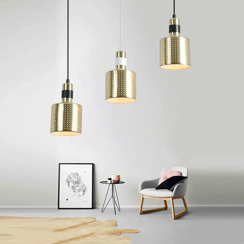 suspension nordique en métal design pour intérieur moderne - vue 5 sur 10