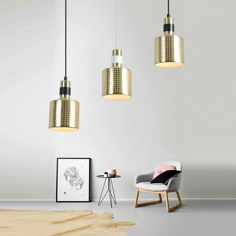 suspension nordique en métal design pour intérieur moderne - vue 5 sur 10
