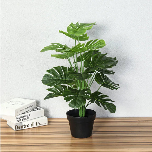 plante monstera artificielle pour décoration intérieure et extérieure - vue 2 sur 22