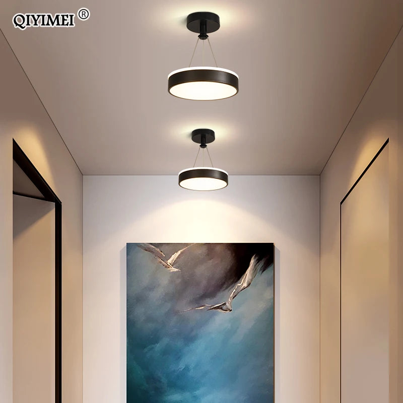 lustres led modernes pour décoration de maison luminaire - vue 4 sur 12