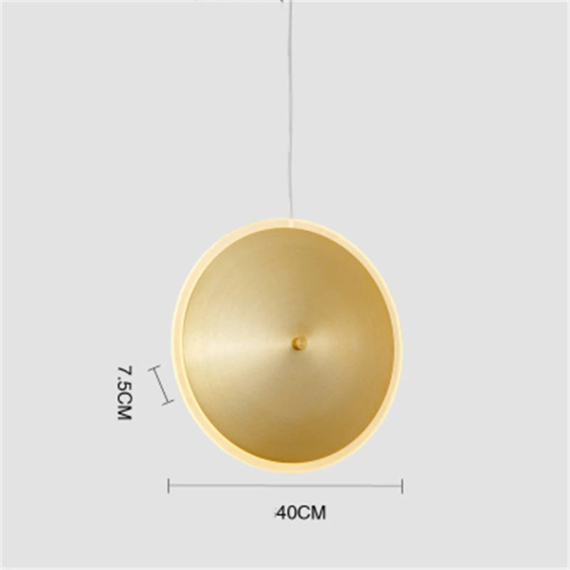 suspension nordique créative en métal pour intérieur moderne - vue 7 sur 8