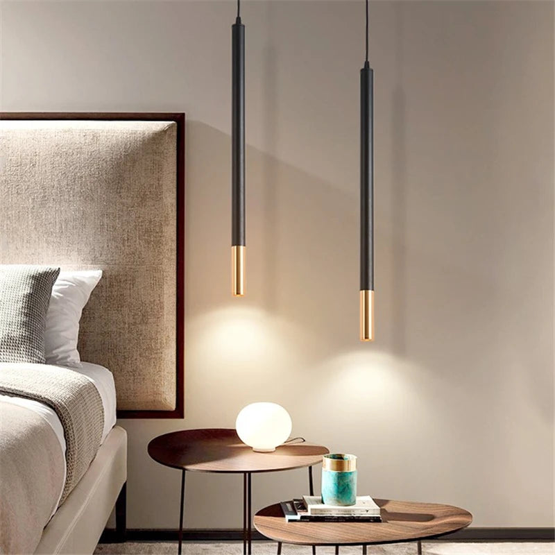 lampe de chevet suspendue led lustre unique décoration intérieure