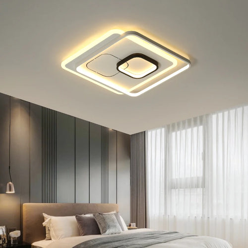 plafonniers led élégants pour décoration intérieure d'hôtel - vue 5 sur 11