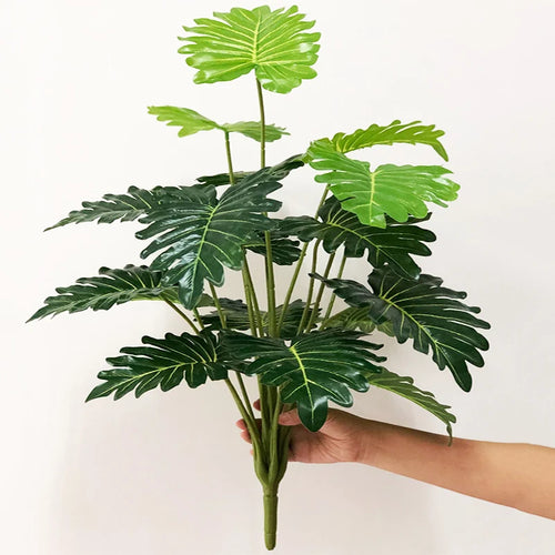 plantes monstera artificielles pour décoration tropicale et festive - vue 8 sur 10
