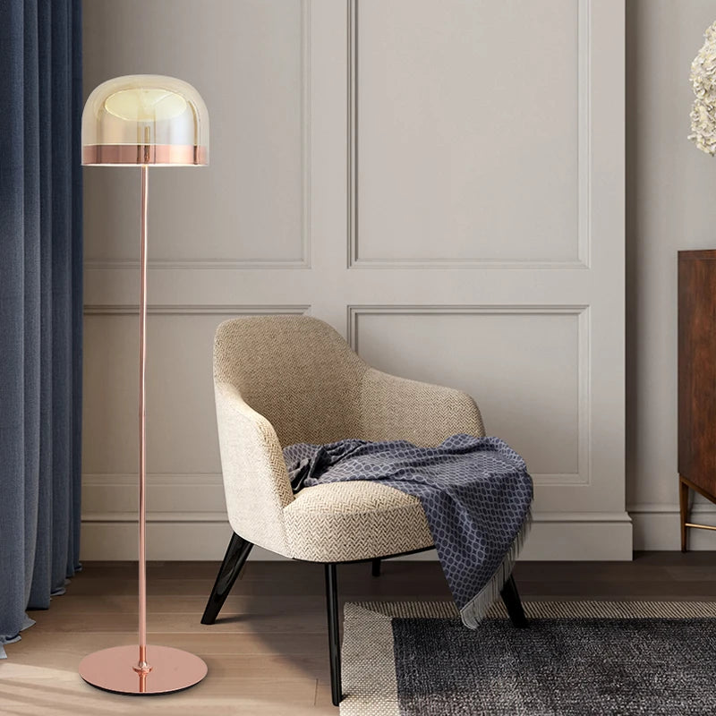 lampes de table nordiques en verre coloré pour intérieur élégant - vue 5 sur 18