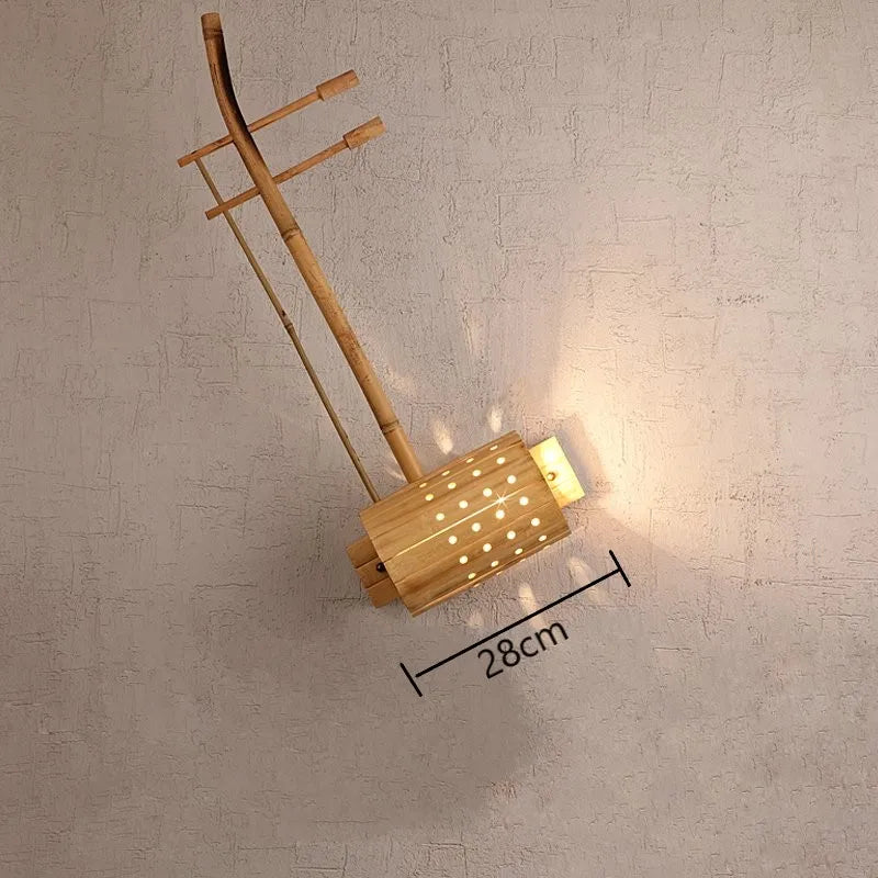 applique murale en bambou style japonais pour restaurant et bar - vue 8 sur 10