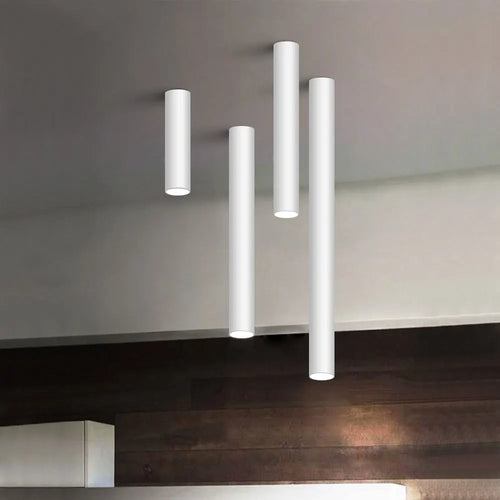 Spot LED cylindre Long moderne de Tube en aluminium monté en Surface pour le bureau de cuisine de salon d'intérieur - vue 4 sur 6