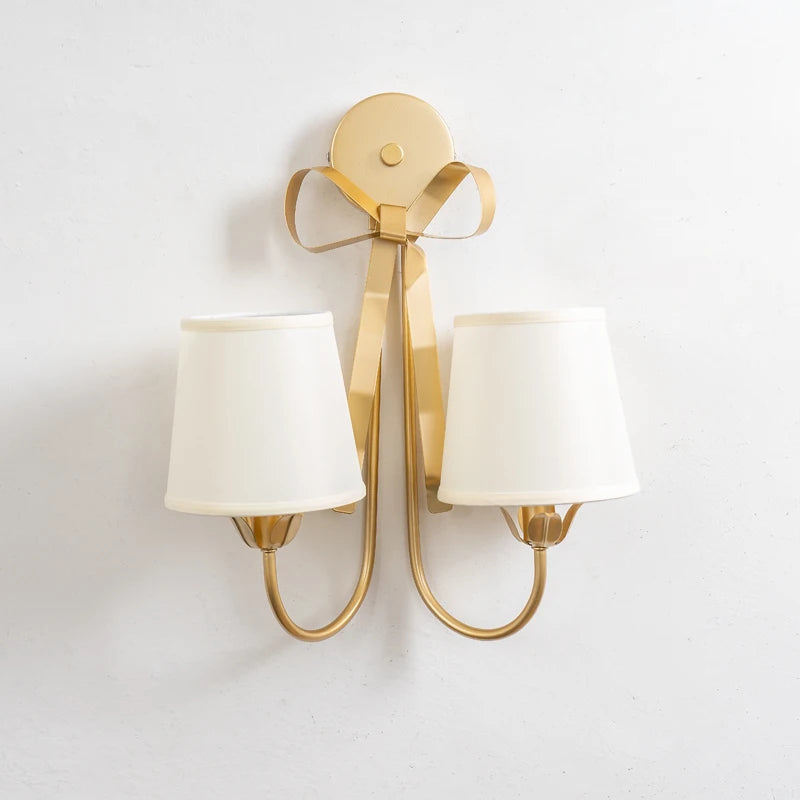 applique murale simple et moderne avec nœud papillon décoratif de luxe - vue 8 sur 10